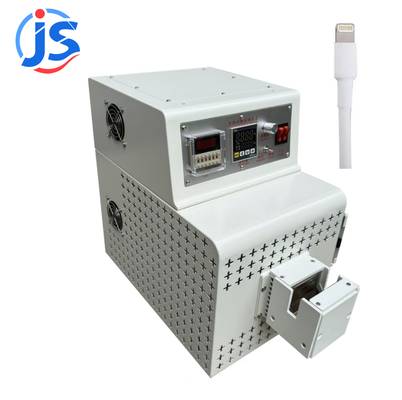 JunSheng Automatic Wire Heat Shrink Tubing Machine with 0-450 °C Heating, 0-30 mm Tubing Diameter, and 450-900 cycles/hour Capacity