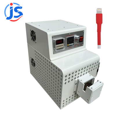 JunSheng Automatic Wire Heat Shrink Tubing Machine with 0-450 °C Heating, 0-30 mm Tubing Diameter, and 450-900 cycles/hour Capacity