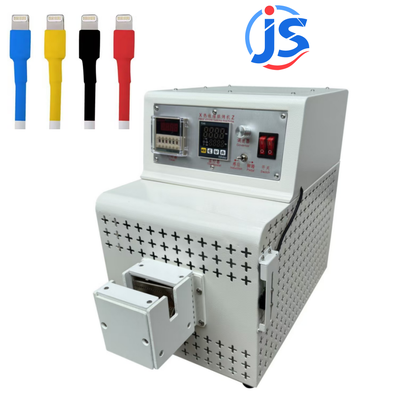 JunSheng Automatic Wire Dual Wall Heat Shrink Tubing Machine with 0-30 mm Max. Tubing Diameter, 450-900 cycles/hour Processing Capacity, and 0-450 °C Heating Temperature Range