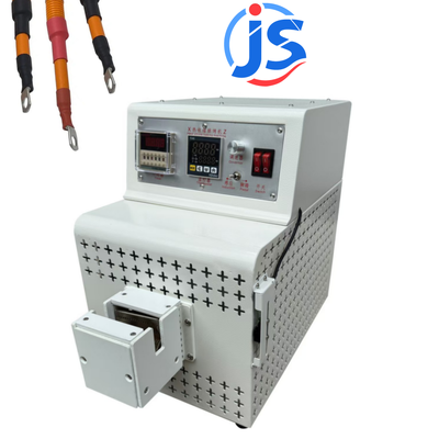 JunSheng Automatic Wire Dual Wall Heat Shrink Tubing Machine with 0-30 mm Max. Tubing Diameter, 450-900 cycles/hour Processing Capacity, and 0-450 °C Heating Temperature Range