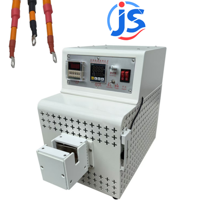 JunSheng Automatic Wire Heat Shrink Tubing Machine with 0-450 °C Heating, 450-900 Cycles/Hour, and 0-30 mm Tubing Diameter