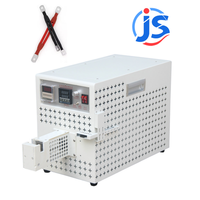JunSheng Automatic Wire Thin Wall Heat Shrink Tubing Machine with 0-30mm Max. Tubing Diameter, 450-900 Cycles/Hour, and 0-450°C Heating Range