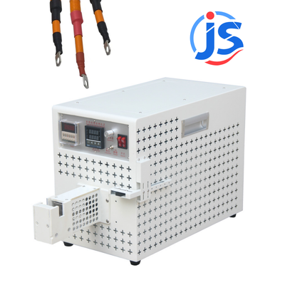 JunSheng Automatic Wire Thin Wall Heat Shrink Tubing Machine with 0-30mm Max. Tubing Diameter, 450-900 Cycles/Hour, and 0-450°C Heating Range