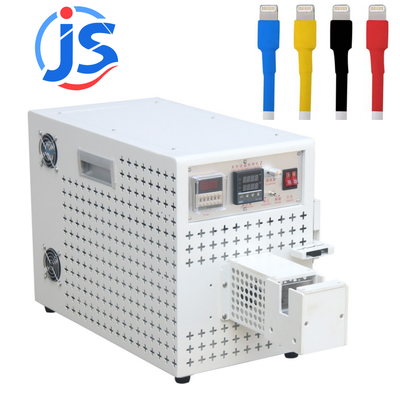 JunSheng Automatic Wire Thin Wall Heat Shrink Tubing Machine with 0-30mm Max. Tubing Diameter, 450-900 Cycles/Hour, and 0-450°C Heating Range