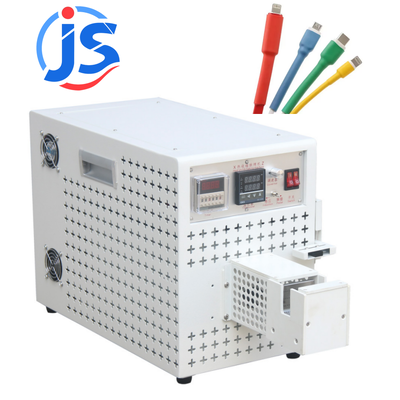 JunSheng Automatic Wire Thin Wall Heat Shrink Tubing Machine with 0-30mm Max. Tubing Diameter, 450-900 Cycles/Hour, and 0-450°C Heating Range