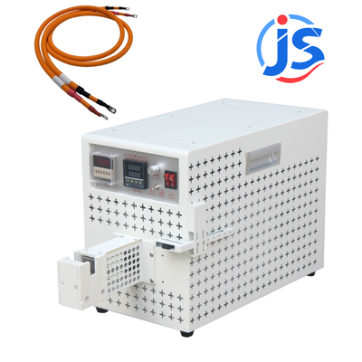 JunSheng Automatic Wire Thin Wall Heat Shrink Tubing Machine with 0-30mm Max. Tubing Diameter, 450-900 Cycles/Hour, and 0-450°C Heating Range