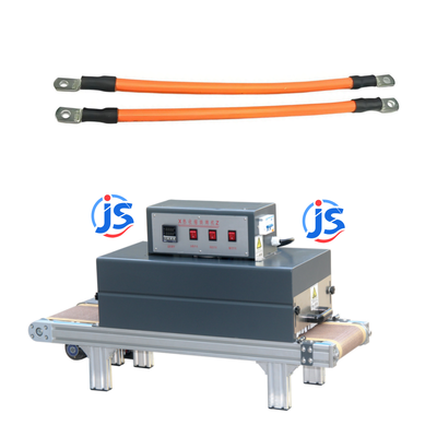JunSheng Automatic Wire High Temperature Heat Shrink Tubing Machine with 0 ~ 260 °C Heating Range and High-Temperature Resistant Teflon Mesh Belt