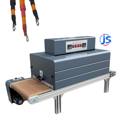 JunSheng Automatic Dual-side Heating Wire Shrink Wrapping Machine with 0-260°C Range and High-Temperature Teflon Belt
