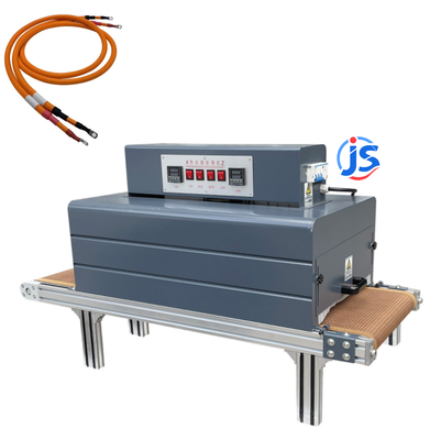 JunSheng Automatic Dual-side Heating Wire Shrink Wrapping Machine with 0-260°C Range and High-Temperature Teflon Belt