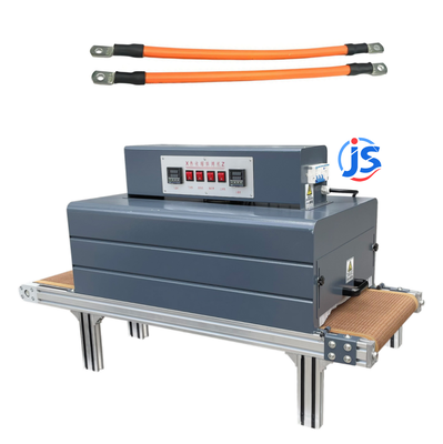 JunSheng Automatic Dual-side Heating Wire Shrink Wrapping Machine with 0-260°C Range and High-Temperature Teflon Belt