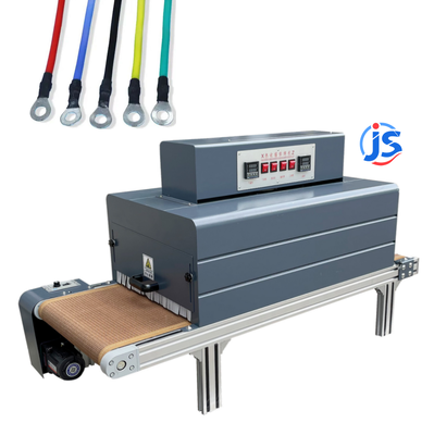 JunSheng Automatic Dual-side Heating Wire Shrink Wrapping Machine with 0-260°C Range and High-Temperature Teflon Belt