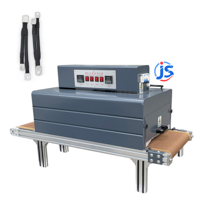 JunSheng Automatic Dual-side Heating Wire Shrink Wrapping Machine with 0-260°C Range and High-Temperature Teflon Belt