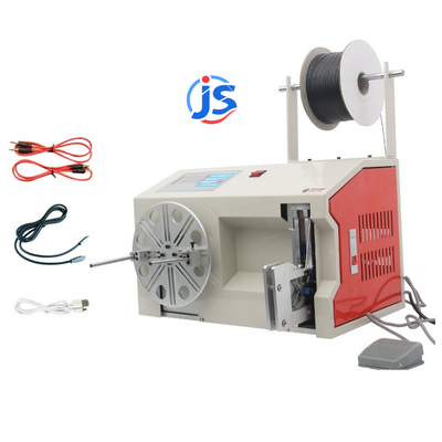 PLC Touch Screen Cable Winding Machines 1 - 10 Circles/s Cable Winder Machine