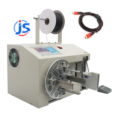 Adjustable Speed Automatic Cable Coiling Machine PLC Touch Screen Automatic Wire Coiling Machine