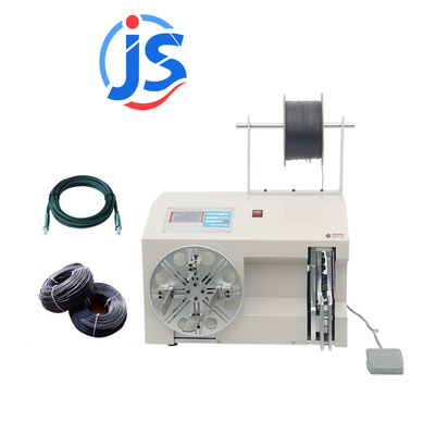 Adjustable Speed Automatic Cable Coiling Machine PLC Touch Screen Automatic Wire Coiling Machine