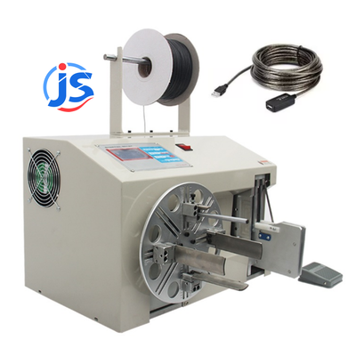 Adjustable Speed Automatic Cable Coiling Machine PLC Touch Screen Automatic Wire Coiling Machine