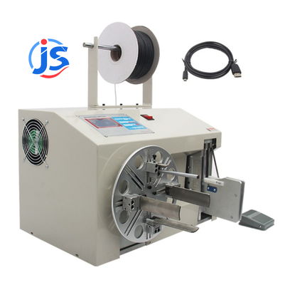 Adjustable Speed Automatic Cable Coiling Machine PLC Touch Screen Automatic Wire Coiling Machine
