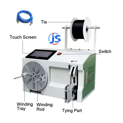 Continuous Cable Taping Machine Round Automatic Wire Tying Machine