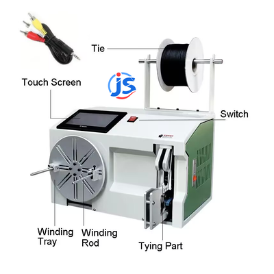 Continuous Cable Taping Machine Round Automatic Wire Tying Machine