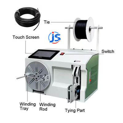 Continuous Cable Taping Machine PLC Touch Screen Cable Winding Equipment