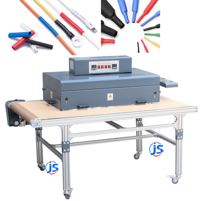 Wire Heat Shrink Tubing Machine 10 kW Heat Shrink Tunnel With Conveyor