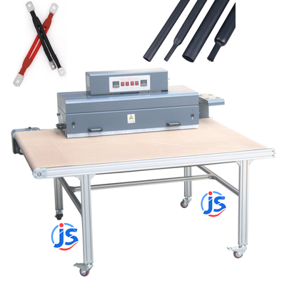 Continuous Conveyor Heat Shrink Tubing Machine Heavy Duty Wire Heat Shrink Tunnel Oven