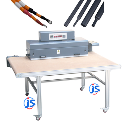 Continuous Conveyor Heat Shrink Tubing Machine Heavy Duty Wire Heat Shrink Tunnel Oven