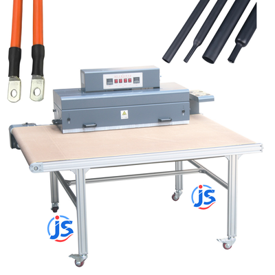 Continuous Conveyor Heat Shrink Tubing Machine Heavy Duty Wire Heat Shrink Tunnel Oven