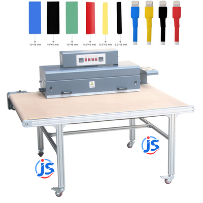 Cable Heat Shrink Tunnel Machines 7.2kW Shrink Tubing Oven With High Temperature Resistant Teflon Mesh