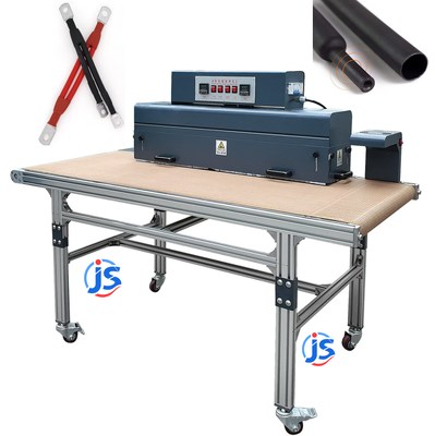 Dual Side Heat Shrink Tubing Machine Cable Identification Heat Tunnel Machine 3.6kW With High Temperature Resistant Teflon Mesh Belt