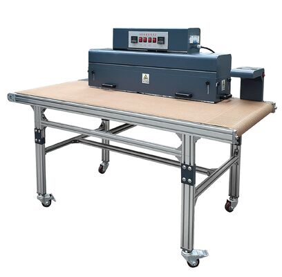 Continuous Cable Heat Shrink Tunnel Machine 60HZ / 50HZ Shrink Tunnel Machine With High Temperature Resistant Teflon Mesh Belt And Dual Side Heating