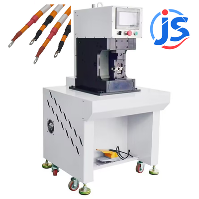 Industrial Heavy Duty 3000W Working Power 30 Tons Pneumatic Pressure Low Noise Semi-Automatic Terminal Crimping Machine