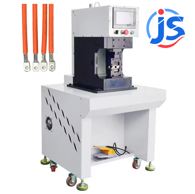 Industrial Heavy Duty 3000W Working Power 30 Tons Pneumatic Pressure Low Noise Semi-Automatic Terminal Crimping Machine