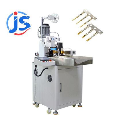 High Capacity Wire Harness Sheathing Closed Barrel Terminal Cable Crimping Machine with 2Ton Crimp Pressure