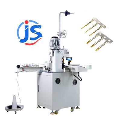 Closed Barrel Terminal Wire Stripping and Crimping Machine with 2Ton Crimp Pressure and Touch Screen Operation