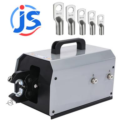 Pneumatic Crimping Machine with 6-120mm2 Crimping Range, Interchangeable Dies, and High-Efficiency Pneumatic Drive