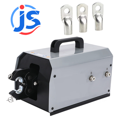 Pneumatic Crimping Machine with 6-120mm2 Crimping Range, Interchangeable Dies, and High-Efficiency Pneumatic Drive