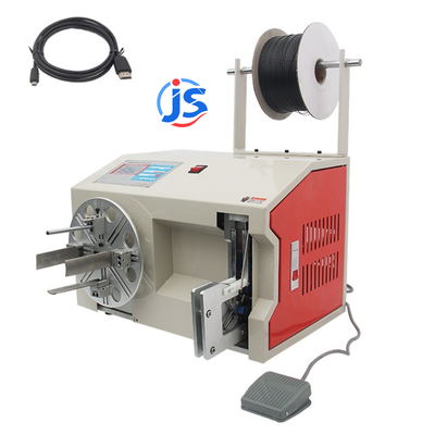 PLC Touch Screen Control Cable Taping Machine with Stepping Motor and Adjustable Speed for Automatic Cable Winding and Taping