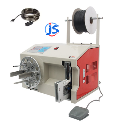PLC Touch Screen Control Cable Taping Machine with Stepping Motor and Adjustable Speed for Automatic Cable Winding and Taping
